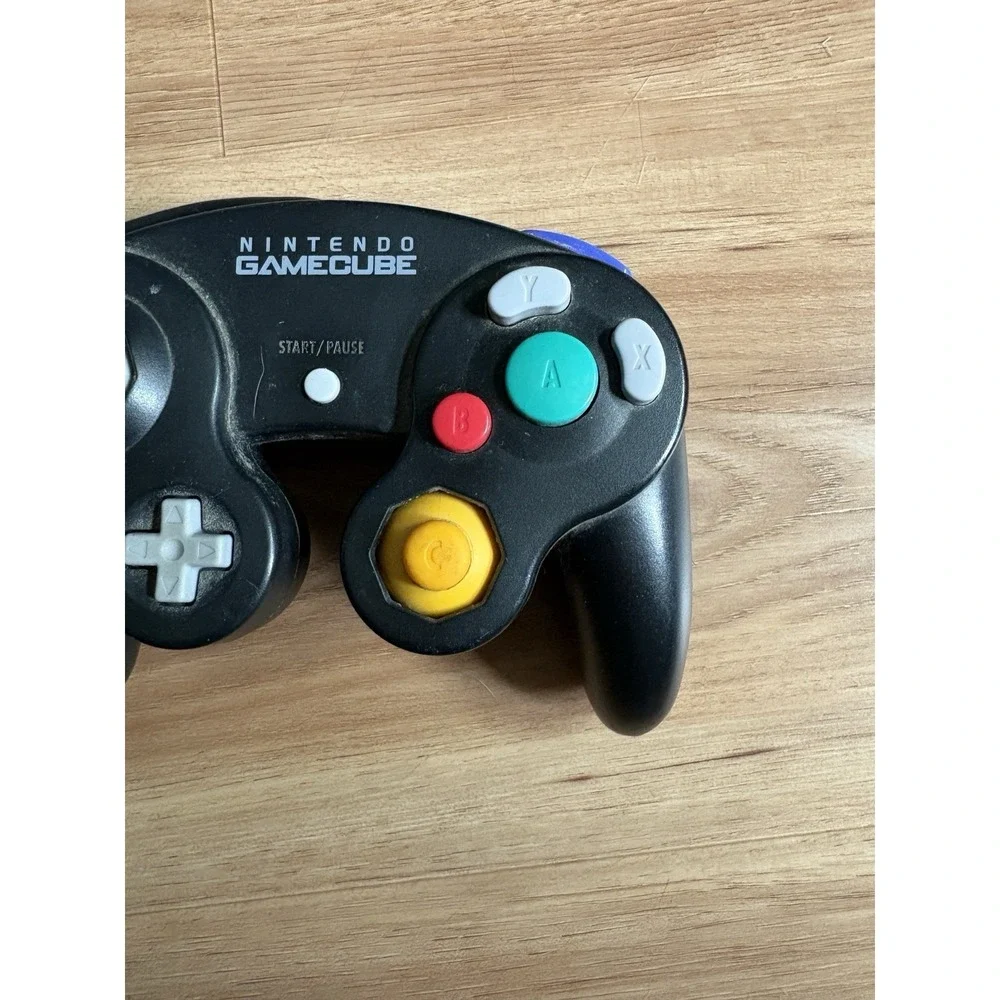Nintendo GameCube Controller Black DOL-003 OEM Authentic Official